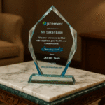 Iceberg-Shaped Crystal Award – Premium Corporate Recognition Trophy by Impressiful - Image 2