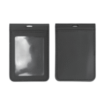 Genuine Leather ID Card Holder with Lanyard - Image 3