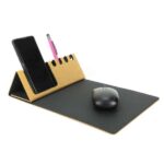 Custom Printed Mousepad with Mobile & Pen Holder – Multi-Functional Desk Accessory by Impressiful - Image 2