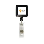 Square Plastic Badge Reel – Durable Retractable ID Holder for Everyday Use - Image 5