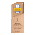 Xylo Crystal and Wood Award – Premium Custom Engraved Recognition Trophy by Impressiful - Image 3