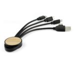 Bamboo 5-in-1 Charging Cable – Eco-Friendly, Multi-Device & Customizable | Impressiful - Image 3