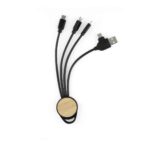 Bamboo 5-in-1 Charging Cable – Eco-Friendly, Multi-Device & Customizable | Impressiful - Image 4