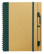 Recycled A5 Notebook with Pen – Eco-Friendly Writing Set | Impressiful - Image 2