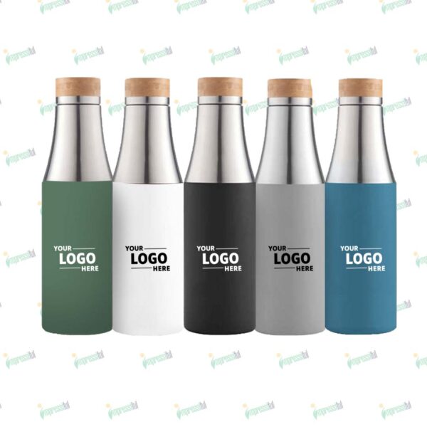 EcoSleek Water Bottle with Bamboo | Premium Eco-Friendly Bottle by Impressiful