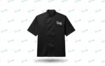 Edwards 10 Button Mesh Back Short Sleeve Chef Coat