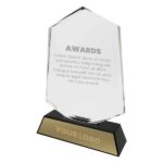 Crystal Trophy with Black Base – Premium Recognition Award for Corporate Events | Impressiful - Image 2