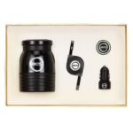 Car Charger & Phone Holder Gift Set with Vaccum Mug & Dual USB Cable - Image 3
