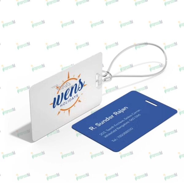“Full-Colour Luggage Tag – Durable Personalized Travel Tag with Custom Print”