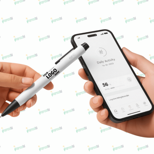 Futuristic NFC Pen – Smart Metal Ballpoint with Custom Logo & Tap-to-Share Technology
