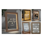 GLOW Wooden Photo Frame – Premium Light-Up Display for Photos & Memories | Impressiful - Image 4