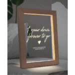 GLOW Wooden Photo Frame – Premium Light-Up Display for Photos & Memories | Impressiful - Image 5