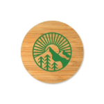 Glass Mug with Bamboo Lid | Modern Eco-Friendly Drinkware by Impressiful - Image 3