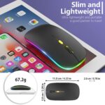 GlidePro Mouse – Advanced Dual-Mode Wireless Mouse with Bluetooth 5.1, Silent Click & Custom Branding by Impressiful - Image 2