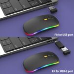 GlidePro Mouse – Advanced Dual-Mode Wireless Mouse with Bluetooth 5.1, Silent Click & Custom Branding by Impressiful - Image 11