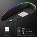 GlidePro Mouse – Advanced Dual-Mode Wireless Mouse with Bluetooth 5.1, Silent Click & Custom Branding by Impressiful - Image 4