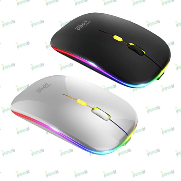 GlidePro Mouse – Advanced Dual-Mode Wireless Mouse with Bluetooth 5.1, Silent Click & Custom Branding by Impressiful