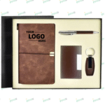 Hard Cover PU Leather Notebook Set with Pen