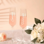 Champagne Flute Glass (Set of 2) – Elegant Custom Glass Set for Gifting & Celebrations - Image 9
