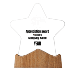 Milestone Star Wooden Trophy – Elegant Achievement Award | Impressiful - Image 5