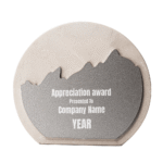 Moon Stone Plaque Award – Elegant Corporate Recognition Trophy | Impressiful - Image 2