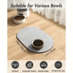 Pet Feeding Mat – Non-Slip, Waterproof Mat for Mess-Free Mealtime - Image 3