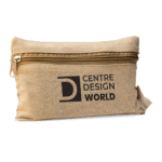 Recycled Cotton Organizer Pouch – Sustainable Travel & Office Pouch | Impressiful - Image 5