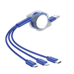 UniReel 3-in-1 Charging Cable – Retractable Multi-Connector Cable for All Devices | Impressiful - Image 4