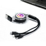 UniReel 3-in-1 Charging Cable – Retractable Multi-Connector Cable for All Devices | Impressiful - Image 6