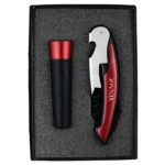 Custom Wine Opener & Vaccum Stopper Set - Image 4