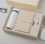 Leather Notebook & 16GB USB Flash Drive Gift Set with Executive Pen & Vaccum Cup - Image 6