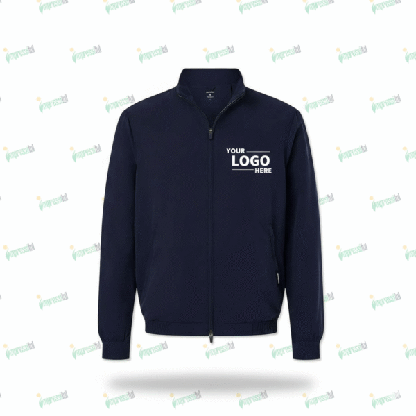 Jaanuu Wolfe Everyday Six-Pocket Full-Zip Scrub Jacket - Embroidered