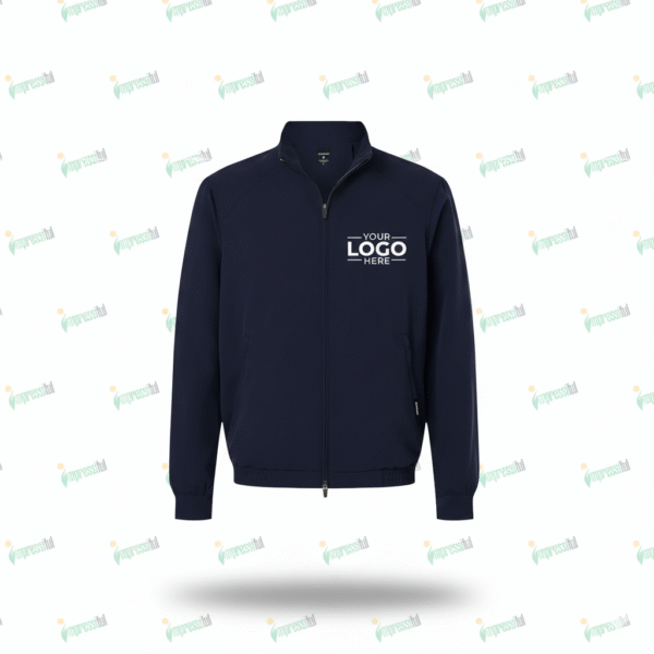 Jaanuu Wolfe Everyday Six-Pocket Full-Zip Scrub Jacket - Printed