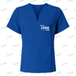 Jaanuu Women's Calix Fit & Flare V-Neck Scrub Top - Printed