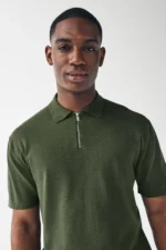 Kids Zipper Polo Shirt - Image 3