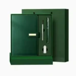 Classic Leather Card Holder Gift Set with Pen