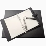Leather Card Holder with Pen and Keychain - Image 5