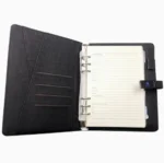 Leather Card Holder with Pen and Keychain - Image 6