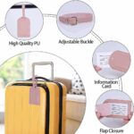 Leather Luggage Tag – Premium Travel Tag with Secure ID Window | Impressiful - Image 4