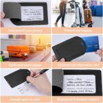 Leather Luggage Tag – Premium Travel Tag with Secure ID Window | Impressiful - Image 5