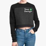 Long Sleeve Crop Top Activewear | Performance Workout Top by Impressiful - Image 4