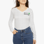 Long Sleeve V-Neck T-Shirt | Soft & Stylish Everyday Wear by Impressiful - Image 3