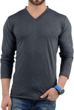 Long Sleeve V-Neck T-Shirt | Soft & Stylish Everyday Wear by Impressiful - Image 2