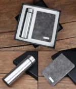 Classic Notebook Gift Set with Water Bottle - Image 2