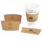 Paper Cup Sleeve – Eco-Friendly Heat-Resistant Cup Holder by Impressiful - Image 2