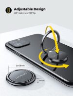 Phone Ring Holder | Secure Grip & Stand Accessory by Impressiful - Image 4