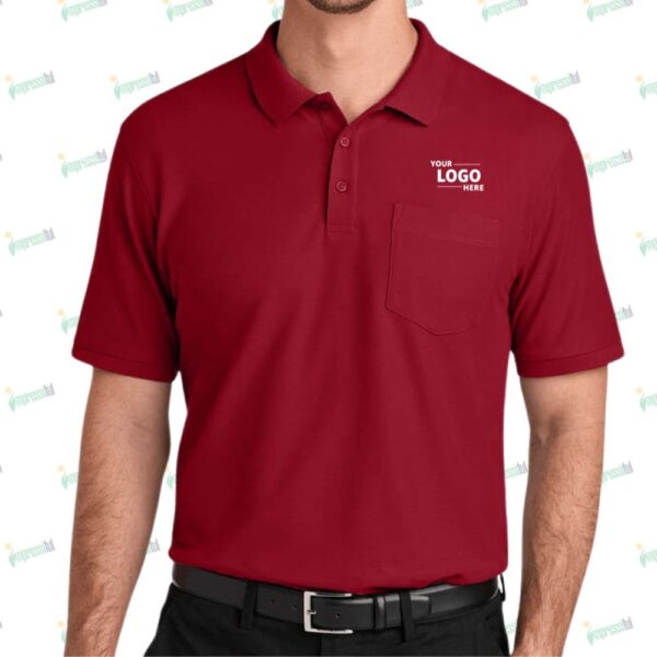 Port Authority Wearever UV Pocket Performance Pique Polo