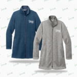 Port Authority Women's Arc Long Sweater Fleece Jacket - Printed