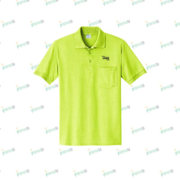Port & Company Core Blend Easy Care Jersey Knit Pocket Polo