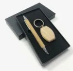 Promotional Luxury Pen & Metal Keychain Gift Set - Image 3